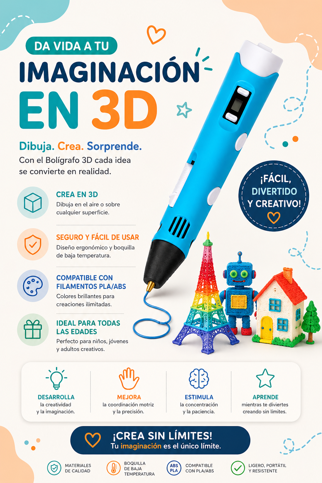 Bolígrafo 3D